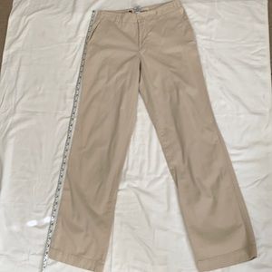 Gap Factory khakis, cream color, size 2L